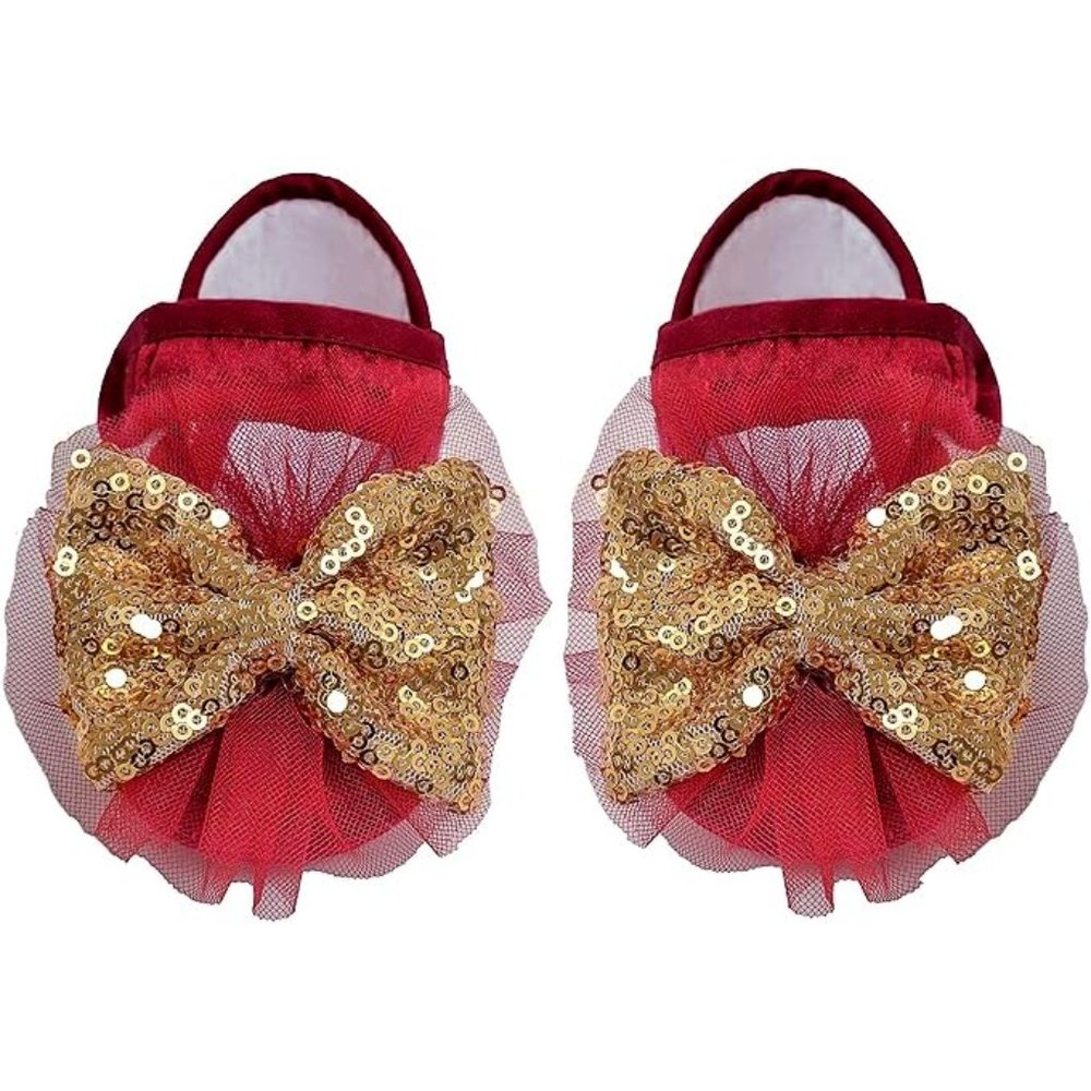 NWT Beautiful Sparkling Sequin Bow Baby Dress Christmas Flower Girl Page⦠- Picture 4 of 12